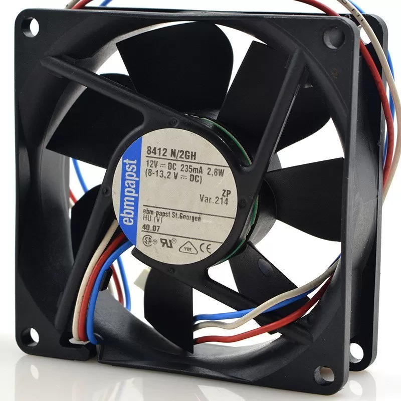 EBM PAPST 8412N/2GH 12V 2W 170mA fan