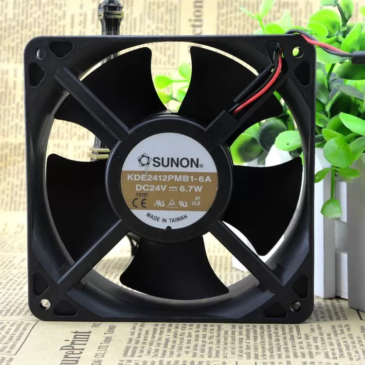 SUNON KDE2409PTB1-6A 120*120*38MM 9025 24V 10.3W axial flow fan