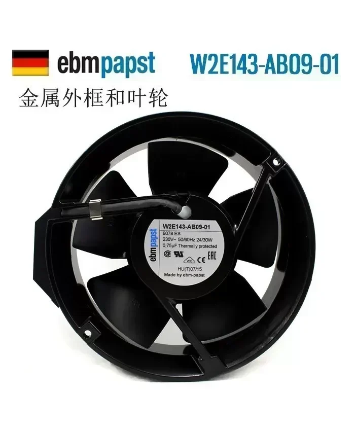Original ebmpapst W2E143-AB09-01 172*51 230V fans