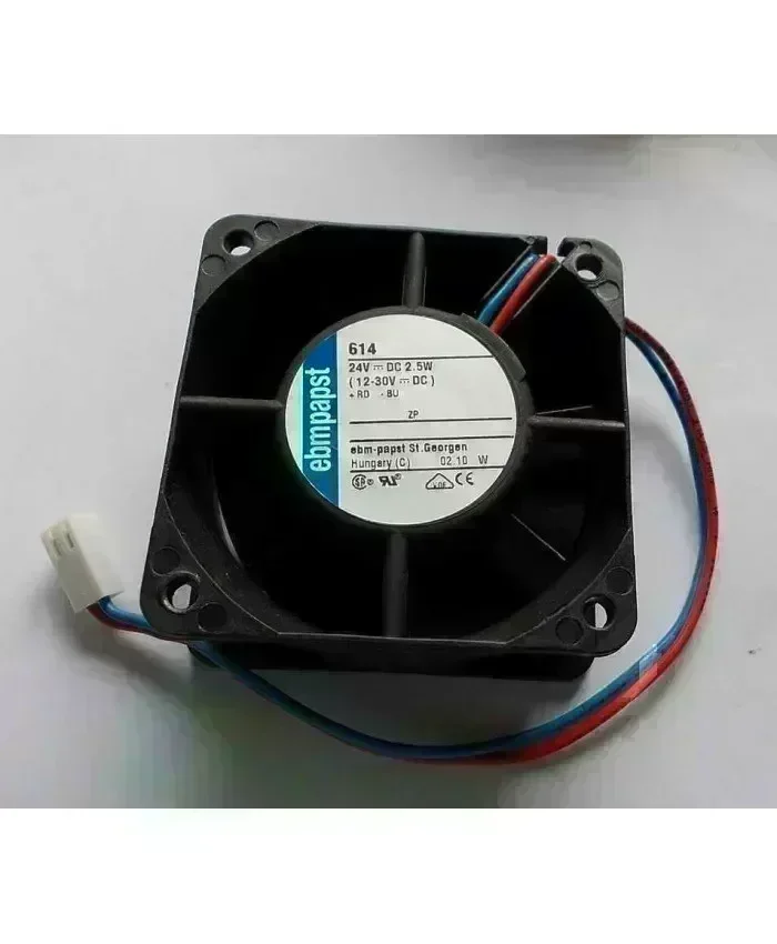Original Ebmpapst 614 24V DC 2.5W 6CM Cooling fan