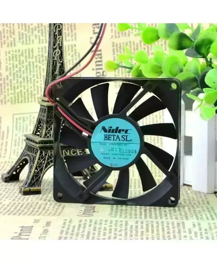 Original NIDEC D08R-24TL 01 8015 24V 0.06A Fan