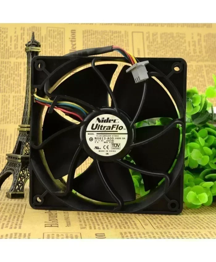 Original Nidec V12E12BSB5-07A02 12CM 12038 12V 3A fan