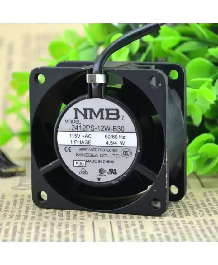 Original NMB 2412PS-12W-B30 6CM 115V 4.5W cooling fan