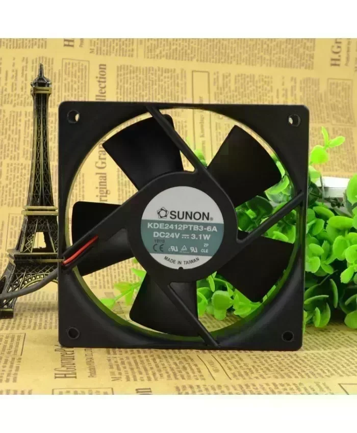 Original SUNON KDE2412PTB3-6A 12025 24V 3.1W 12CM cooling fan