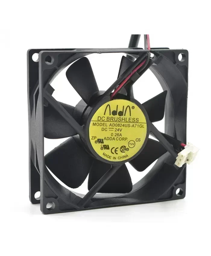 Original ADDA AD0824UB-A71GL 8025 8cm 24V 0.26A fans