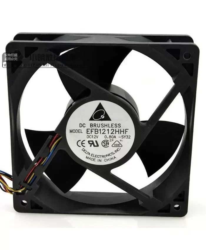 Original DELTA EFB1212HHF 12V 0.80A 12CM 12038 fans