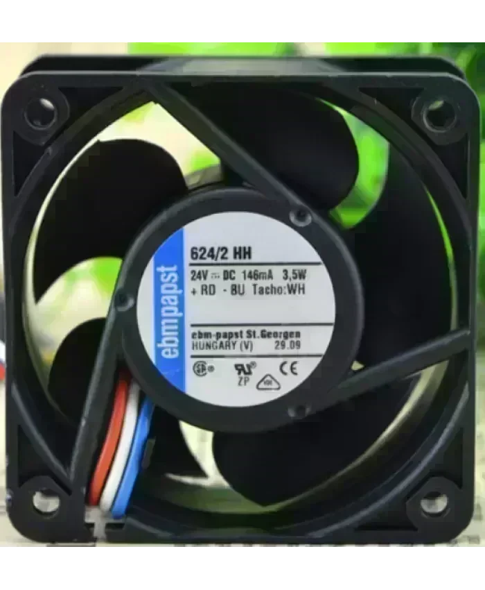 Original Ebmpapst 624/2 HH 24V 3.5W Cooling fan