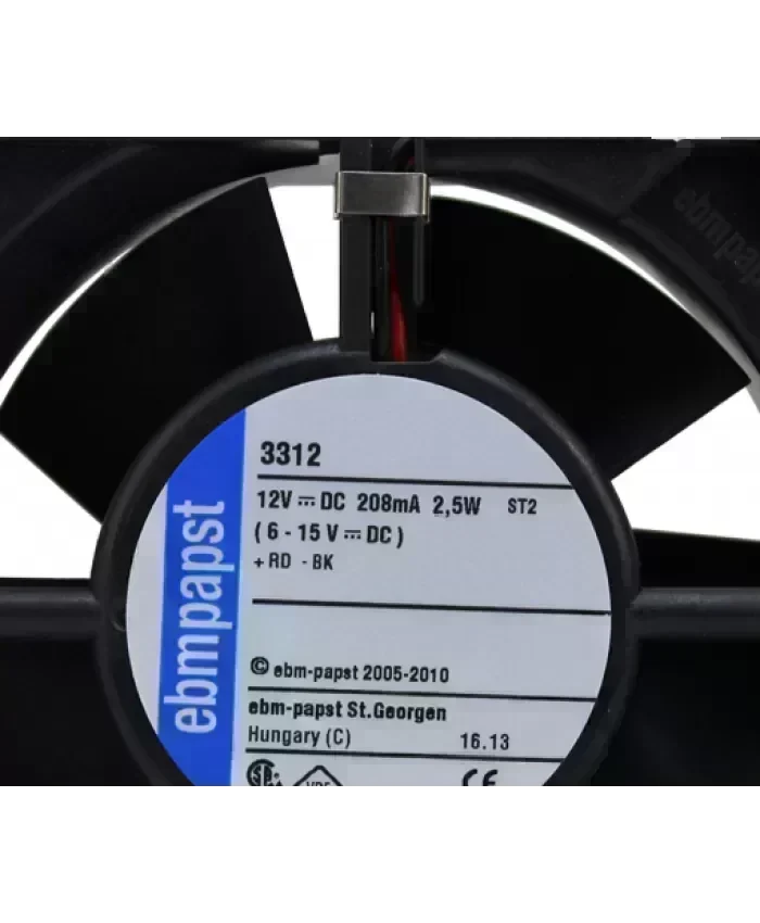 Original Ebmpapst 3312 2.4w 9232 dc12v dc fan