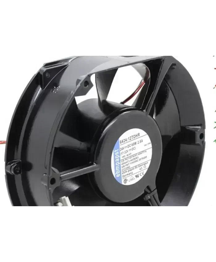 Original ebmpapst 6424/12TDHR 17251 24v 2.5A 60W fan