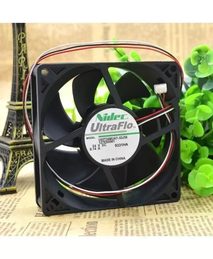 Original NIDEC U92T24MUA7-53J56 9025 24V 0.14A 9CM Fan