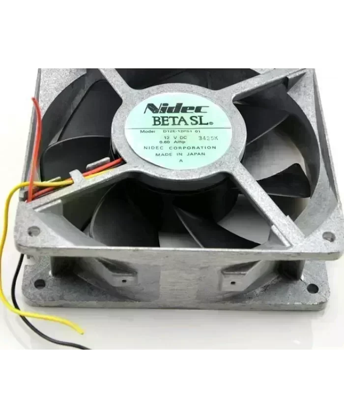 Original NIDEC D12E-48PS1 12V 0.60A MP 12038 cooling fan
