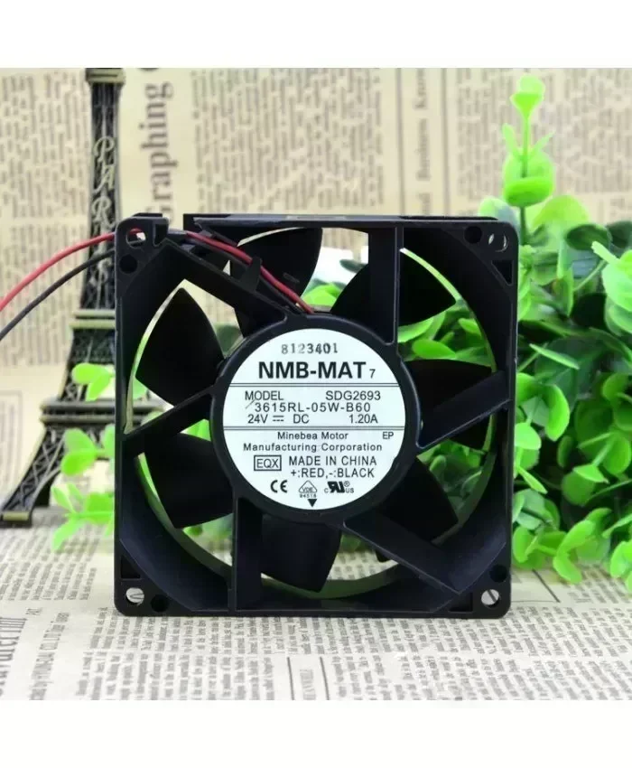 Original NMB 3615RL-05W-B60 9238 24V 1.2A cooling fan