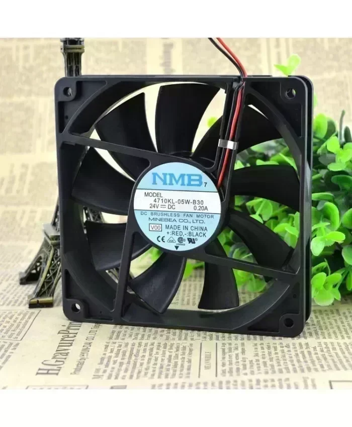 Original NMB 4710KL-05W-B30 24V 0.2A 12CM cooling fan