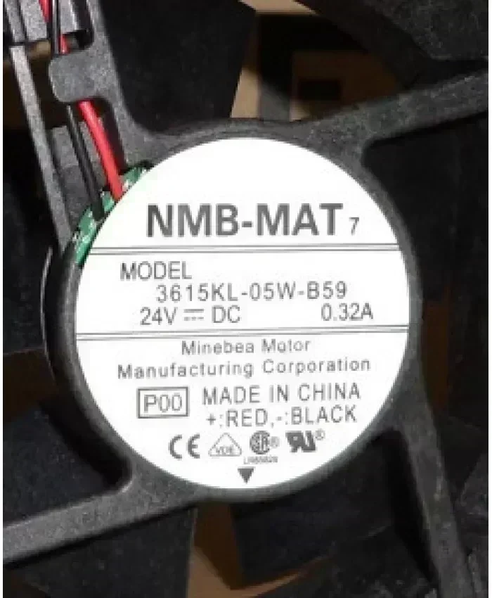 Original NMB-MAT 3615RL-05W-B59 24V 0.32A Fan