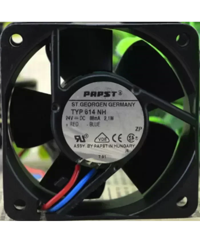 Original PAPST TYP 614NH 24V 2.1W 6CM 6025 Cooling fan