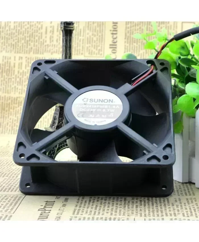 Original SUNON KDE2412PMB1-6A 12CM 12038 24V 10.3W Fan