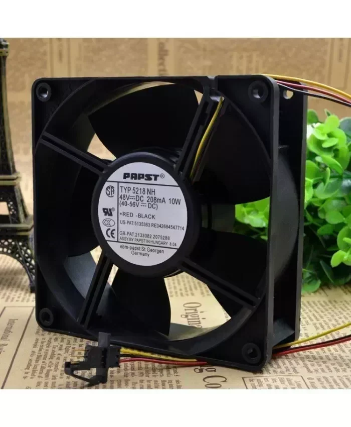 Original EBMPAPST TYP 5218NH 48V 10W cooling fan