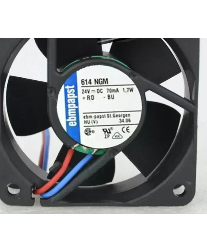 Original ebmpapst TYP 614NGM 6025 24V 1.7W fan