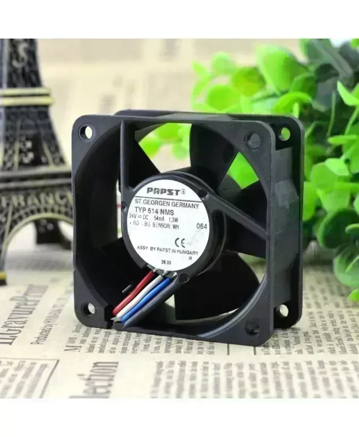 PAPST TYP614 NMS 24V1.3W 6CM6025 cooling fan violence