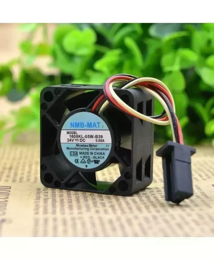 The original NMB 4020 1608KL-05W-B39 DC 24V fan 0.07A fan switch CPU chassis cabinet power supply fan