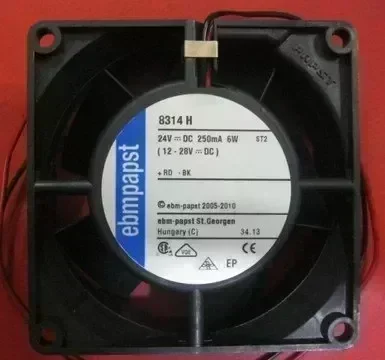 Ebmpapst MULTIFAN 8314H 8032 DC24V 6.0W inverter double ball bearing fan 80*80*32mm