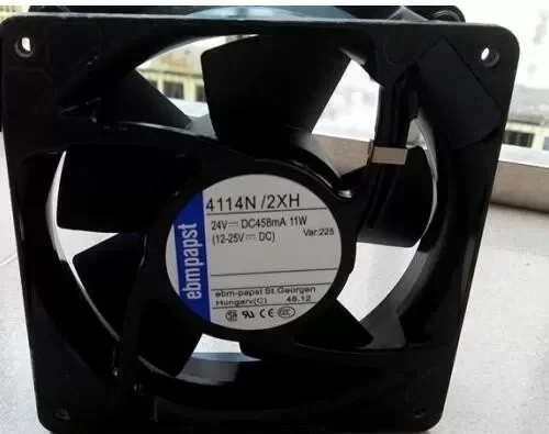 Original ebmpapst 4114N/2XH 24V 11W 120*38MM high-temperature inverter fan