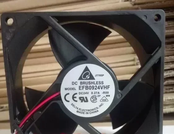 Original DELTA EFB0924VHF R00 9CM 9232 24V 0.27A 3 lines fan