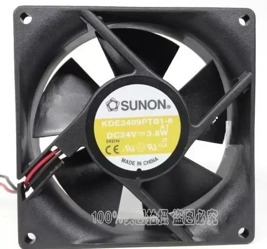 Original SUNON KDE2409PTB1-6 DC 24V 3.6W cooling fan