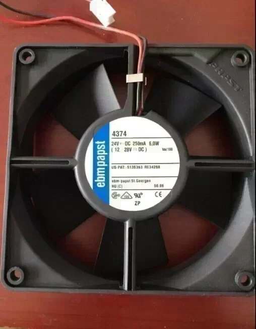 Original ebmpapst TYP 4374 12038 24V fan