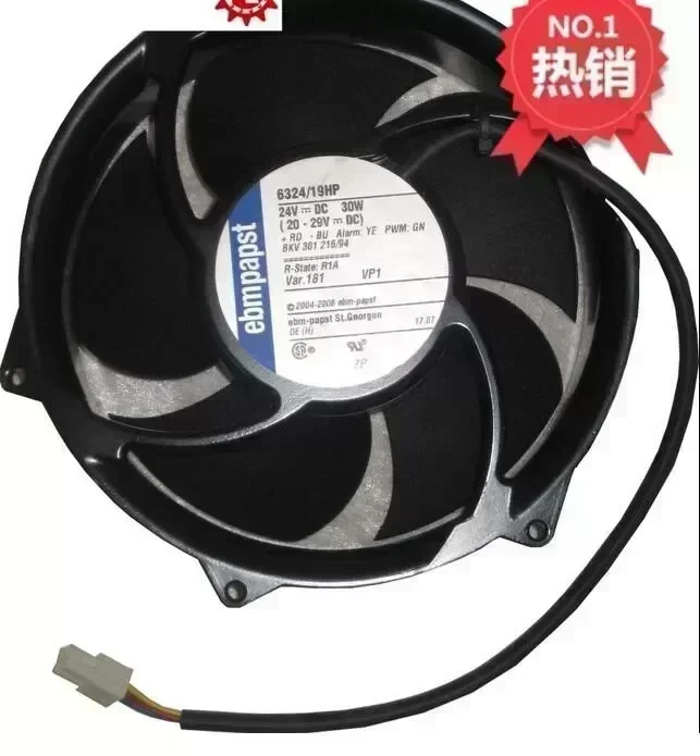 Original ebmpapst 6324/19HP DC24V30W PWM ABB fan