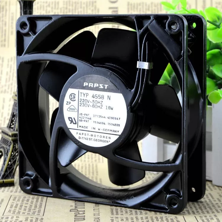 PAPST TYP 4558N 220V 18W 120*120*38MM 12038 12CM full metal fan