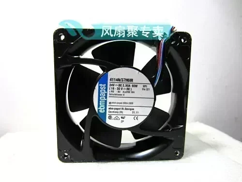 Original German ebmpapst 12cm 12038 4114N/37H6IR 24V 60W Cooling fan
