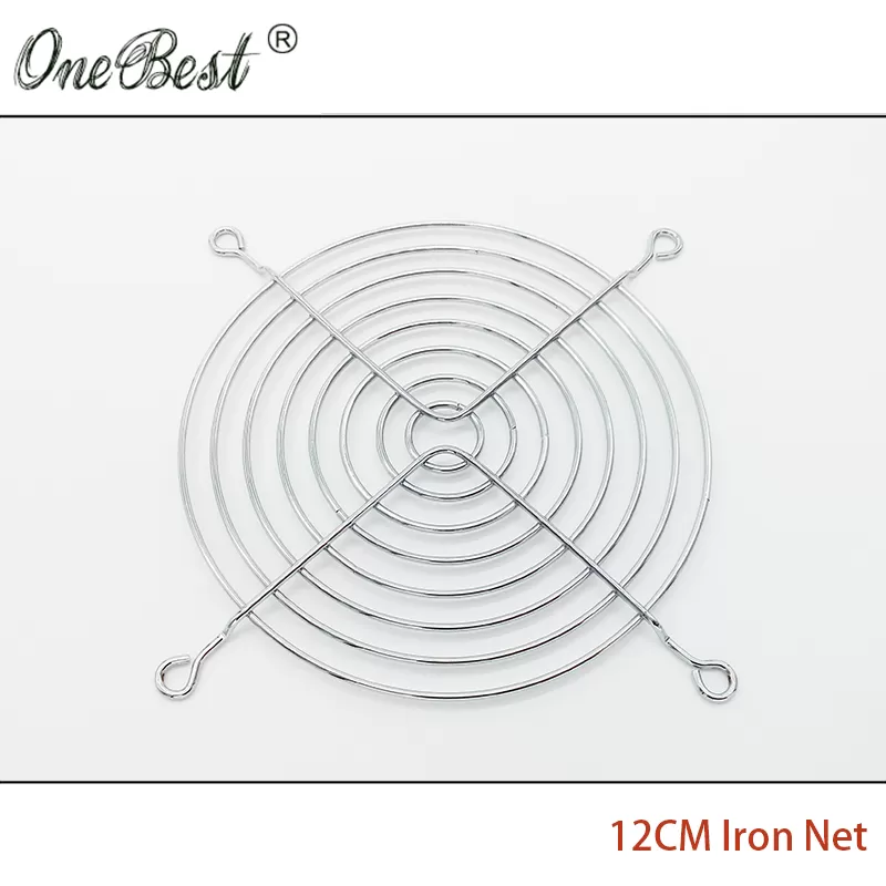 12CM Fan Iron Net CPU Cooling Fan Cover Finger Guard Motherboard Fan Protection Net 120*120MM Computer Fan for 12025/12038 AC/DC