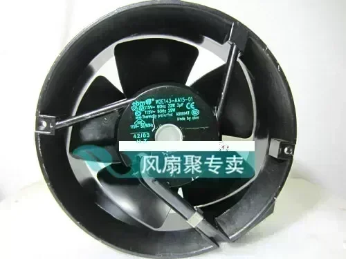 Original German EBMPapst W2E143-AA15-01 17cm 172*51MM 115V Full Metal cooling fan