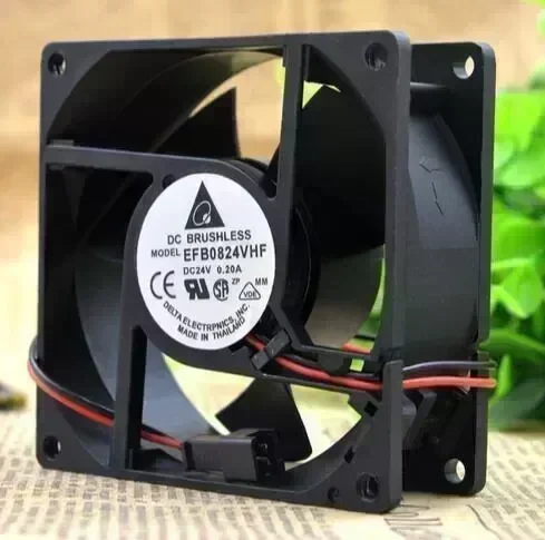 Original Delta EFB0824VHF 8CM 80*80*32mm DC 24V 0.20A 2-wire inverter cooling fan