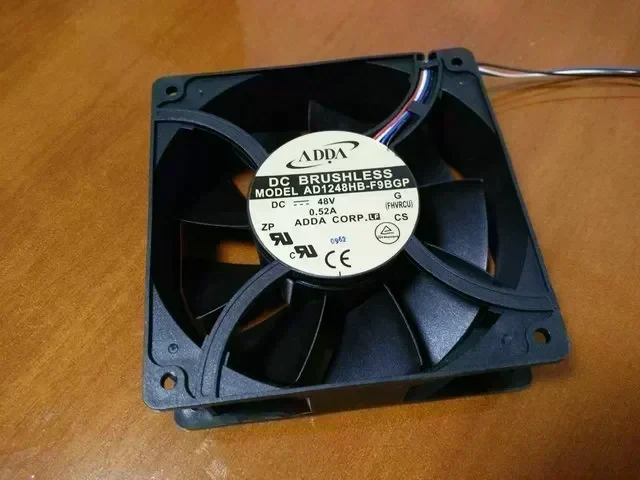 New Original for ADDA AD1248HB-F9BGP 120*120*38MM 12CM 48V 0.52A Inverter cooling fan