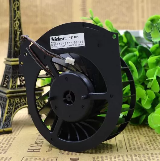 Original Nidec G80E12NS1ZN-56J14 DC 12V 1.65A Projector TV Cooling Fan