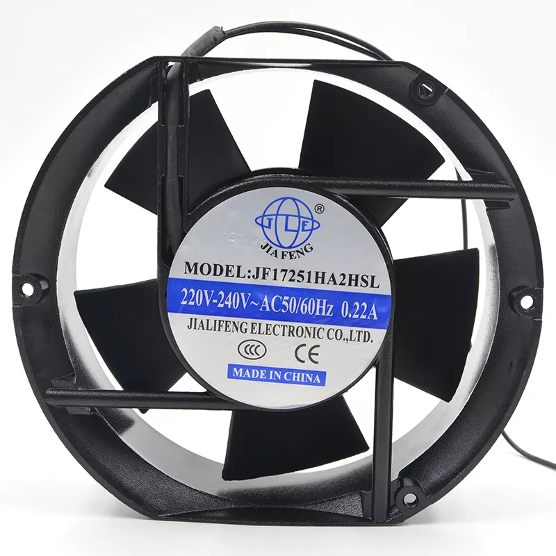 New, original, JF17251HA2HSL, AC, 220V, 50/60Hz, 0.22A, 170*170*51 fans
