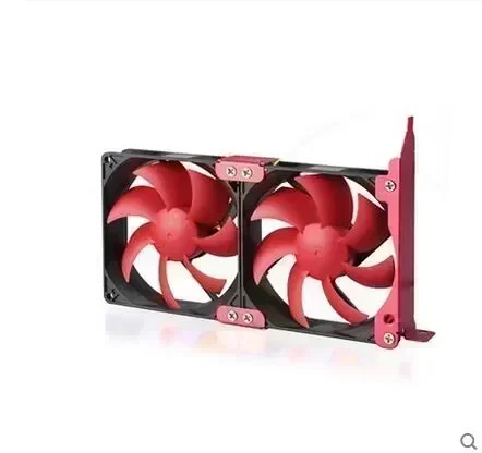 Quieten general graphics card cooling fan ultra-thin pci ebm papst 8CM 2 fan PCI Cool Cooling Set free shipping