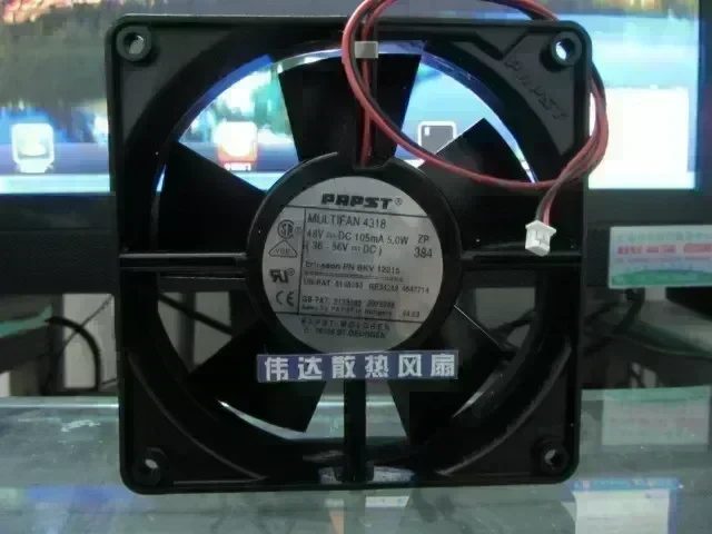 Original papst MULTIFAN 4318 12032 DC 48V 5W120 * 120 * 32MM cooling fan