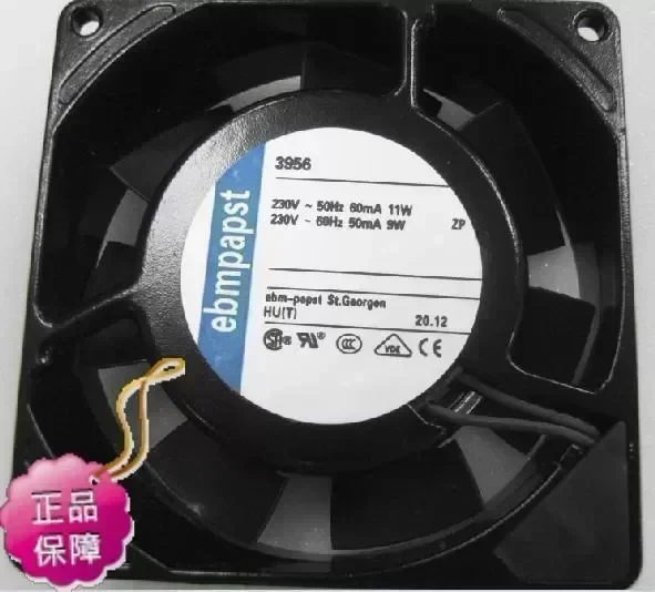 New Original ebmpapst 3956 92*25MM AC230V 9/11W high-precision axial cooling fan