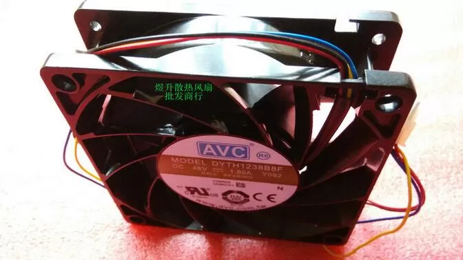 Original AVC 12038 DC 48V 1.80A Y082 120*120*38MM DYTH1238B8F 4-wire server industrial cooling fan - Image 4