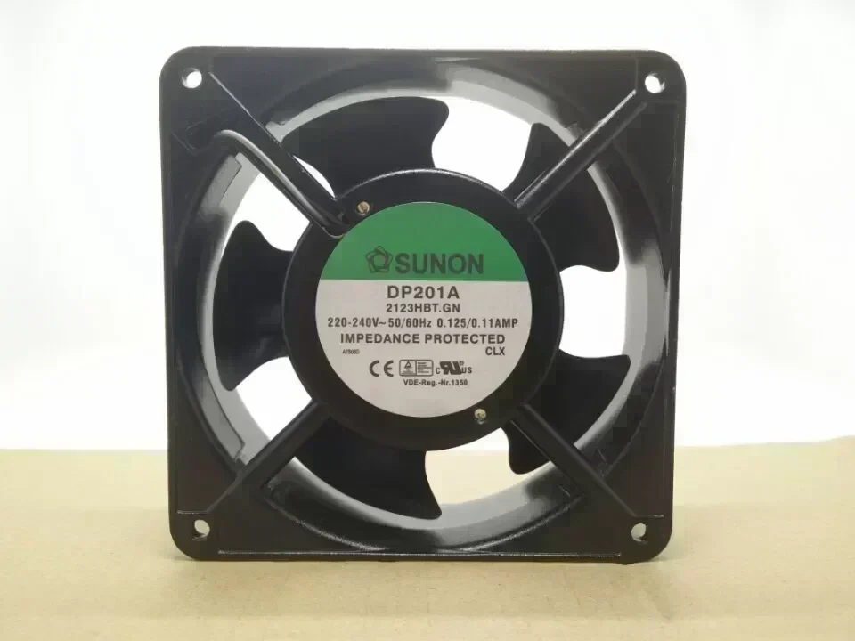 New Original SUNON PD201A 2123HBT.GN 120*120*38MM 220-240V double ball cabinet cooling fan