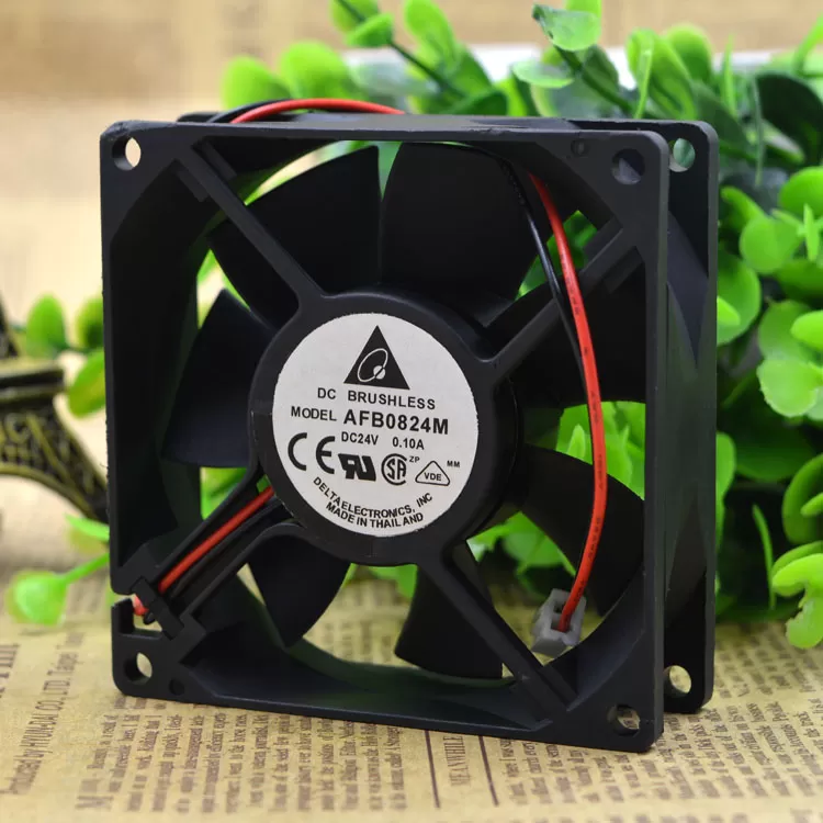 Original Delta 8025 8CM 24V0.1A AFB0824M 80 * 80 * 25mm silent fan IPC inverter fan