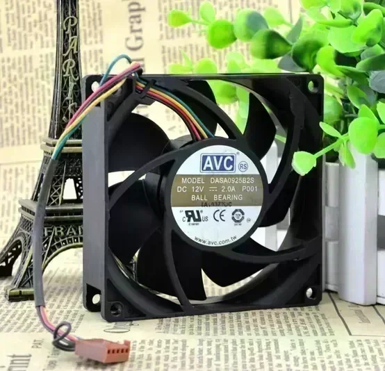 The original AVC DASA0925B2S 12V 2.0A 9CM 9025 4 line PWM temperature control fan