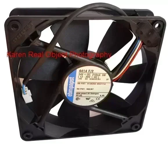 Original Ebmpapst typ4414f/2 120*120*25MM 24v 5w inverter cooling fan