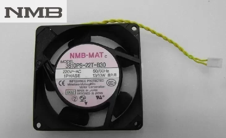 NMB 3610PS-22T-B30 9225 220V socket axial cooling fan for server inverter case
