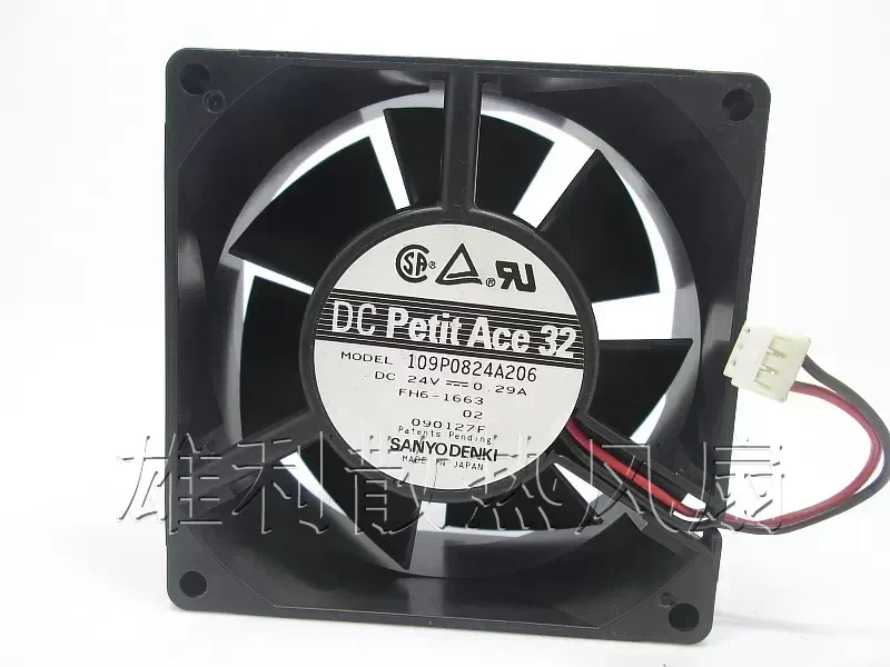 Original Sanyo 109P0824A206 8CM 8032 24V 0.29A 80 * 80 * 32MM2 line inverter cooling fan...