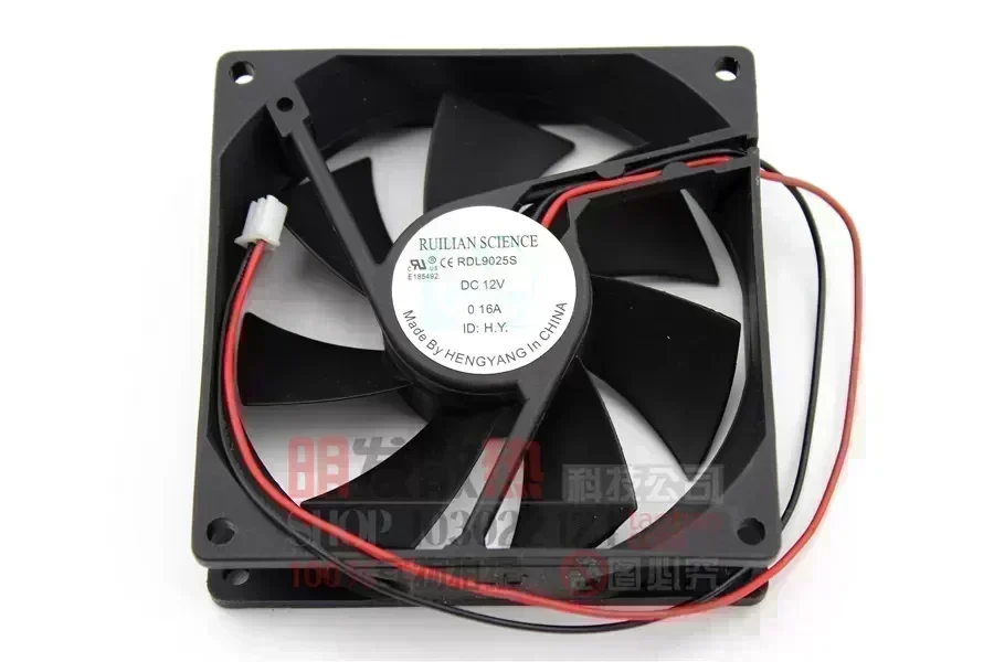 Original 9025 RDL9025S DC12V 0.16A ultra-quiet chassis power supply refrigerator fan