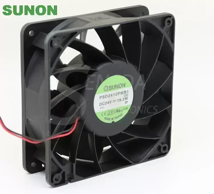 Original SUNON 120x38mm PSD2412PMB1 120mm 12cm DC 24V 19.5W server inverter axial Cooling Fans
